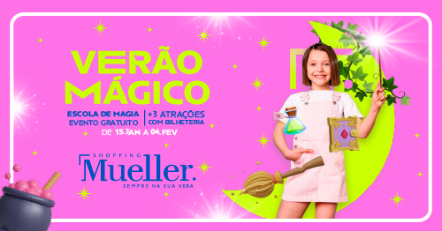 Escola de Magia Mueller é atração gratuita nas férias de verão