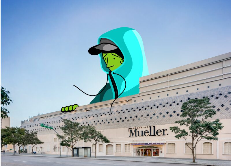 Shopping Mueller convida público para criar obra coletiva em homenagem aos 333 anos de Curitiba