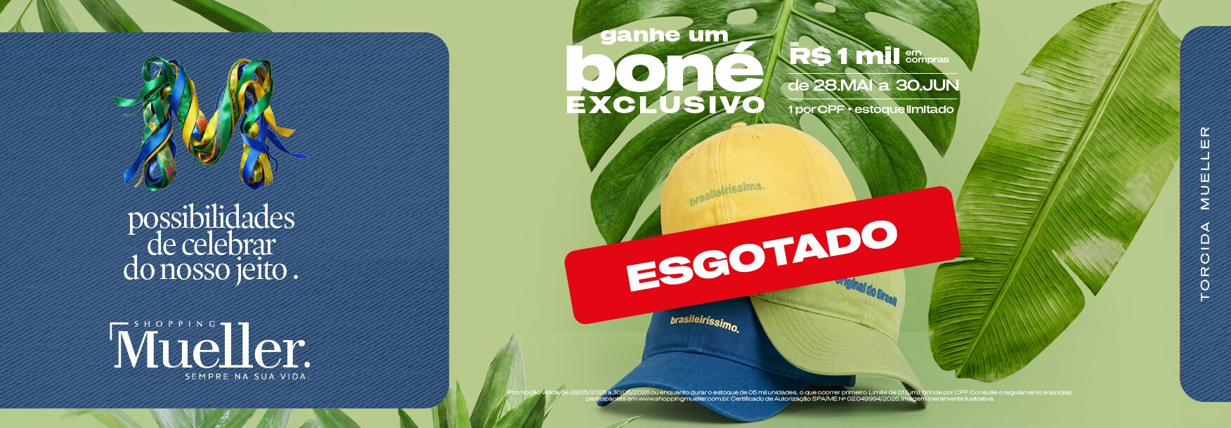 Boné esgotado